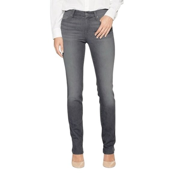 7FAM Jeans The Straight Leg Size 24 Grey Wash - Picture 1 of 15